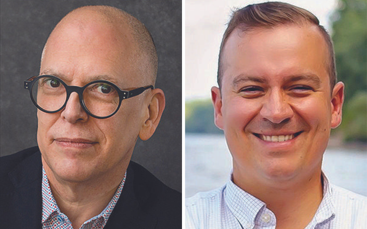 Ohio's 89th Congressional District candidates Jim Obergefell (left) and D.J. Swearingen