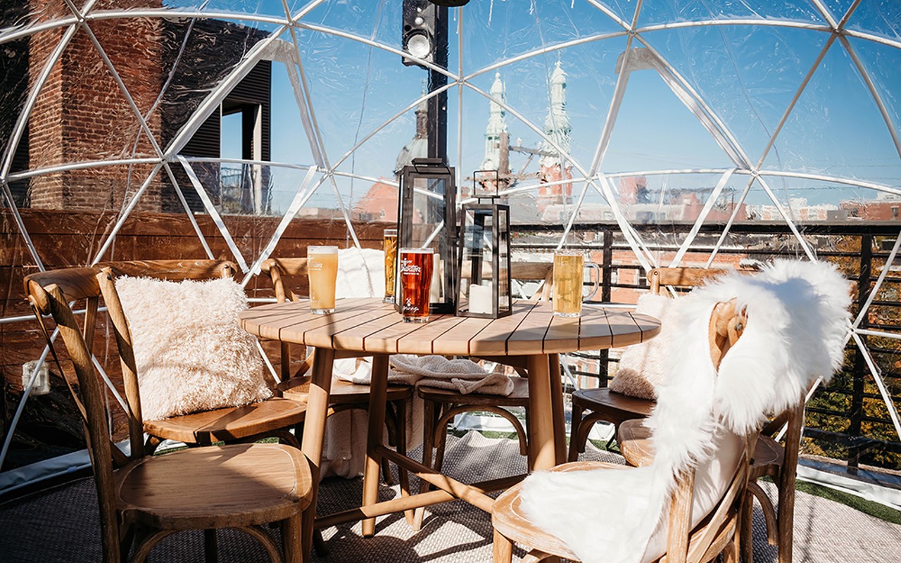 Braxton is offering rooftop igloos.