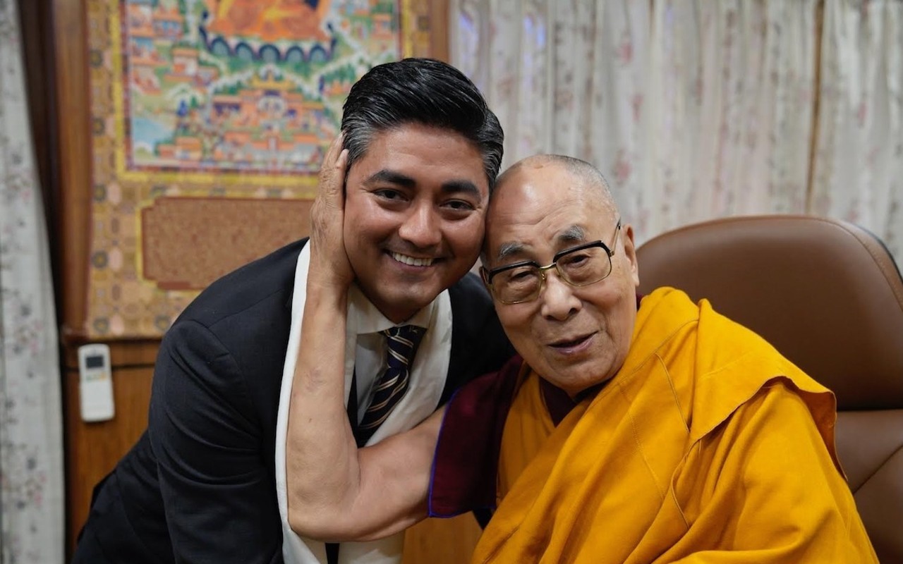 Pureval is the nation's highest ranking Tibetan-American public official. He met the 14th Dalai Lama during a trip to India in December 2022.