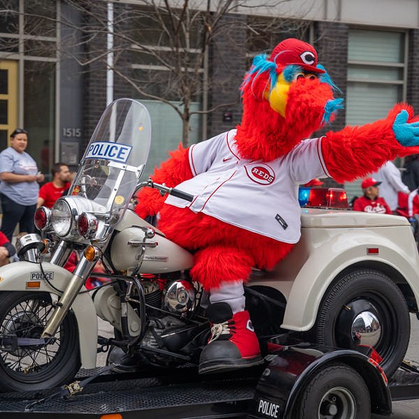 Rapper isn't the only celebrity who will be part of the Cincinnati Reds' opening day parade.