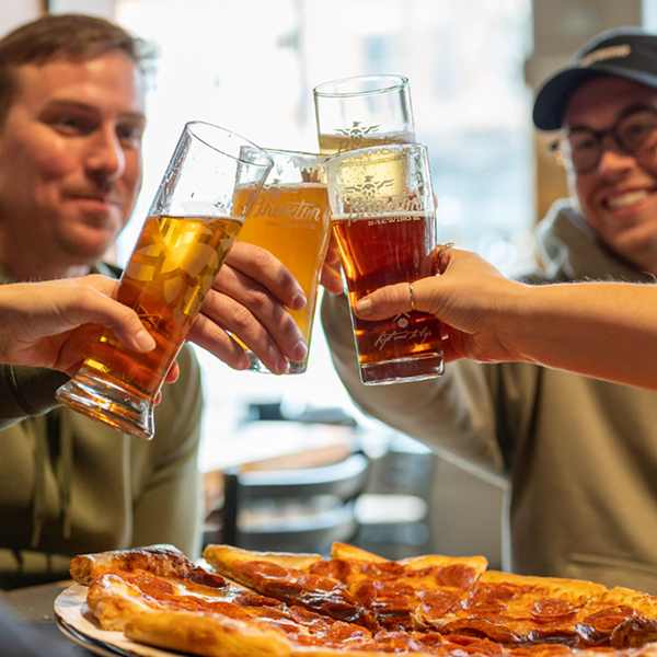 Braxton Brewing Co. and Dewey's Pizza have partnered to expand the dining scene in downtown Covington.