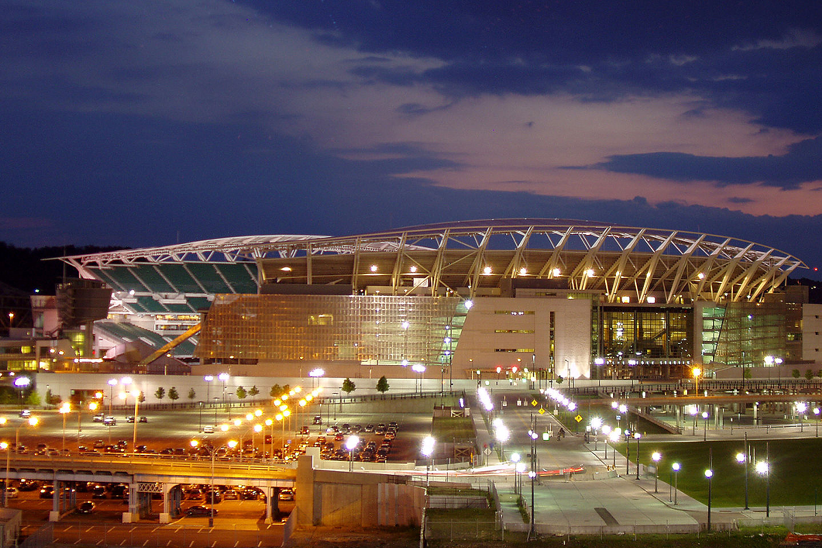 NFL Football Stadiums - Cincinnati Bengals Stadium - Paul Brown Stadium