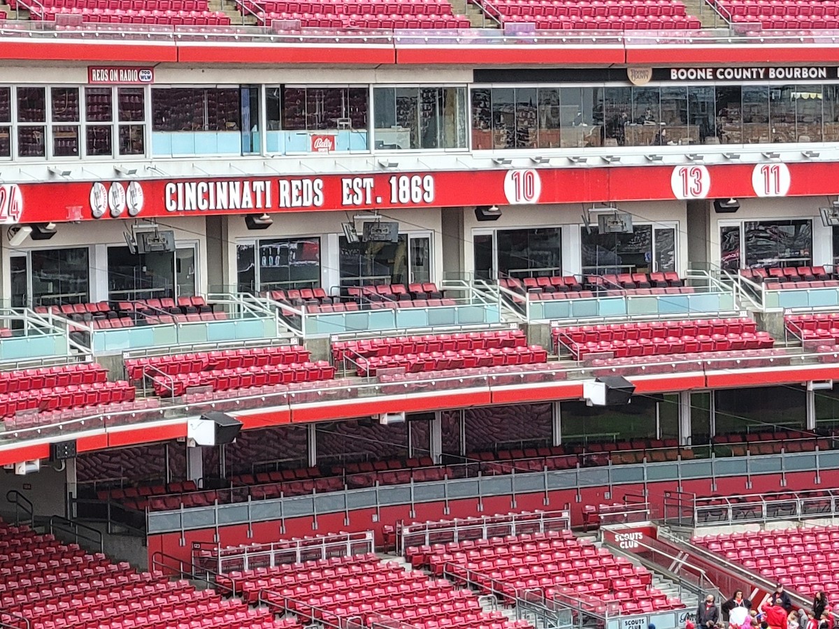 Cincinnati Reds Logo Stadium Seat