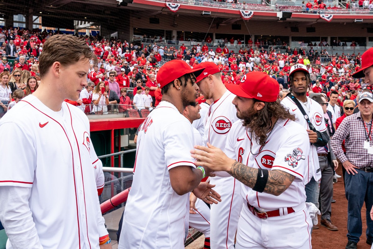 All the Photos from the Cincinnati Reds' Home Opener Against the