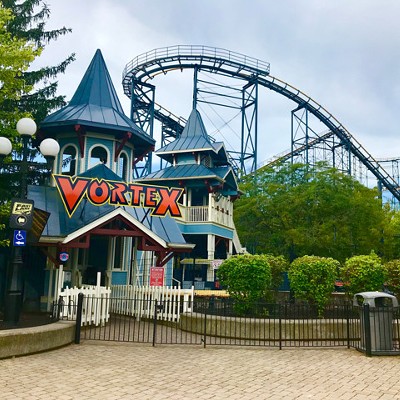  Kings Island's Vortex Is Sinking     Many coaster freaks have heard that the Vortex is sinking into the ground because Kings Island is built almost entirely on a swamp. Many say this rumor started as an April Fools joke in the 1990s. This urban legend is now a nonissue, given the fact that the Vortex closed in 2019 (for mostly mechanical reasons, not because it had sank inches into the ground). Despite its closure, the Vortex remains a legend among easily persuaded kids who recently crossed the 48-inch height requirement to ride.
