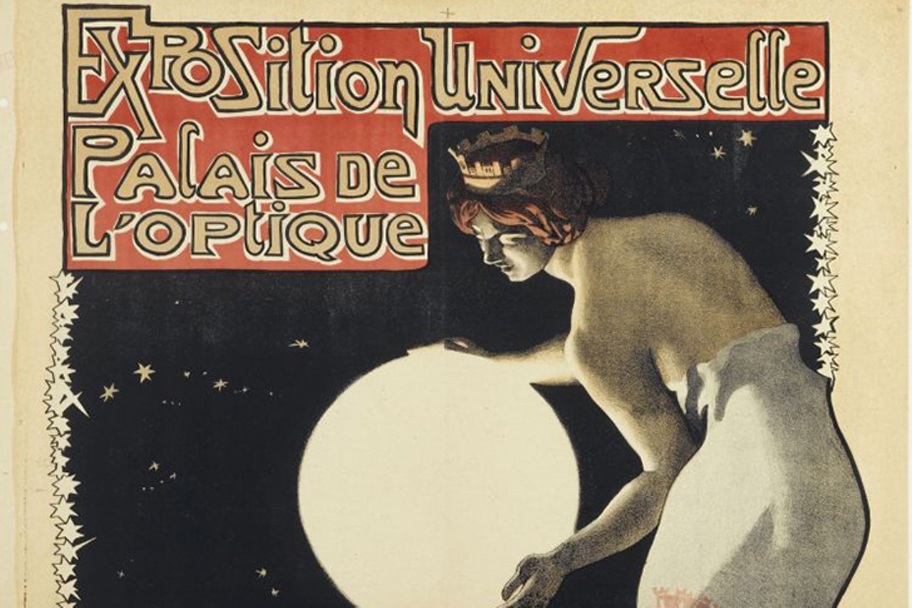 Artist: Georges Paul Leroux. "Poster for Palace of Optics, the Great Telescope of 1900," 1900. Lithograph. Mus&eacute;e Carnavalet, Paris // Mus&eacute;e Carnavalet/Roger-Viollet.