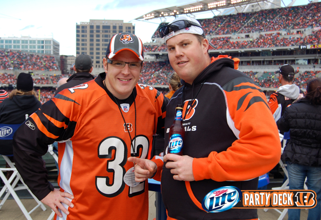 Miller Lite Party Deck 12/22 Bengals vs Vikings