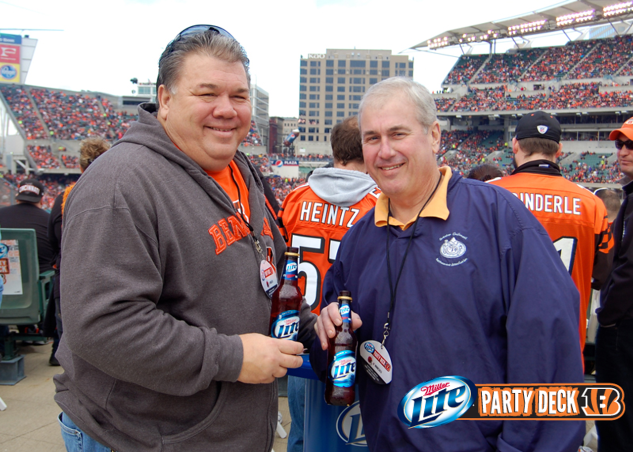 Miller Lite Party Deck 12/22 Bengals vs Vikings