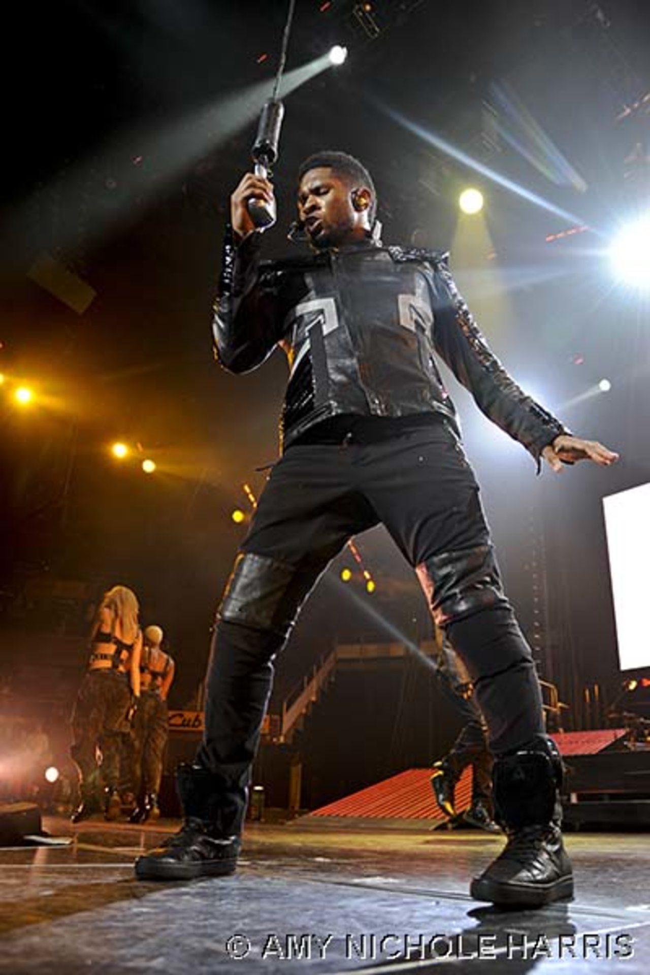 Usher in Cleveland on the "OMG Tour"
