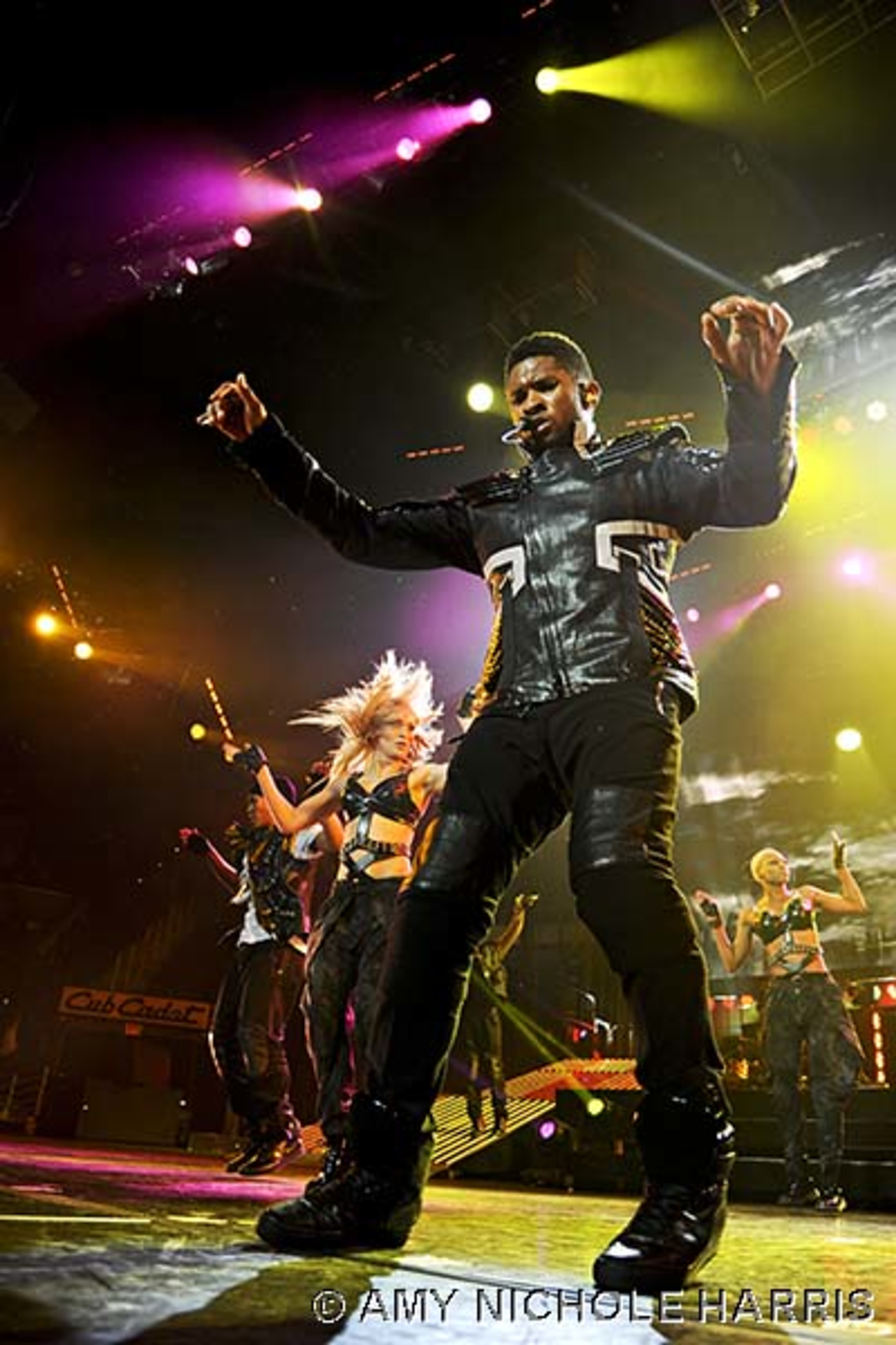 Usher in Cleveland on the "OMG Tour"