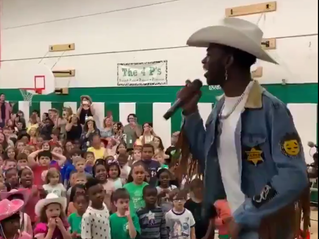 Watch Lil Nas X Surprise Some Hyped Kids at a Northern Ohio Elementary School