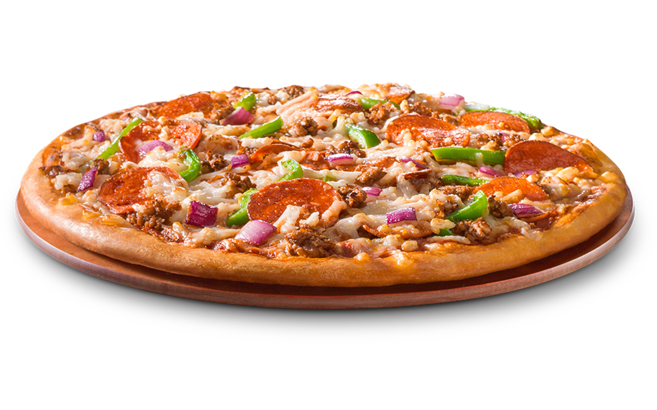 LaRosa's new Deluxe plant-based pizza