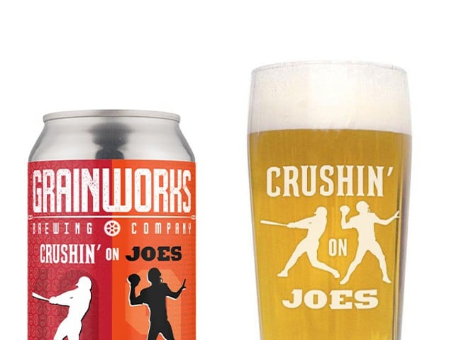 Grainworks Brewing Co.'s latest brew, "Crushin' On Joes"