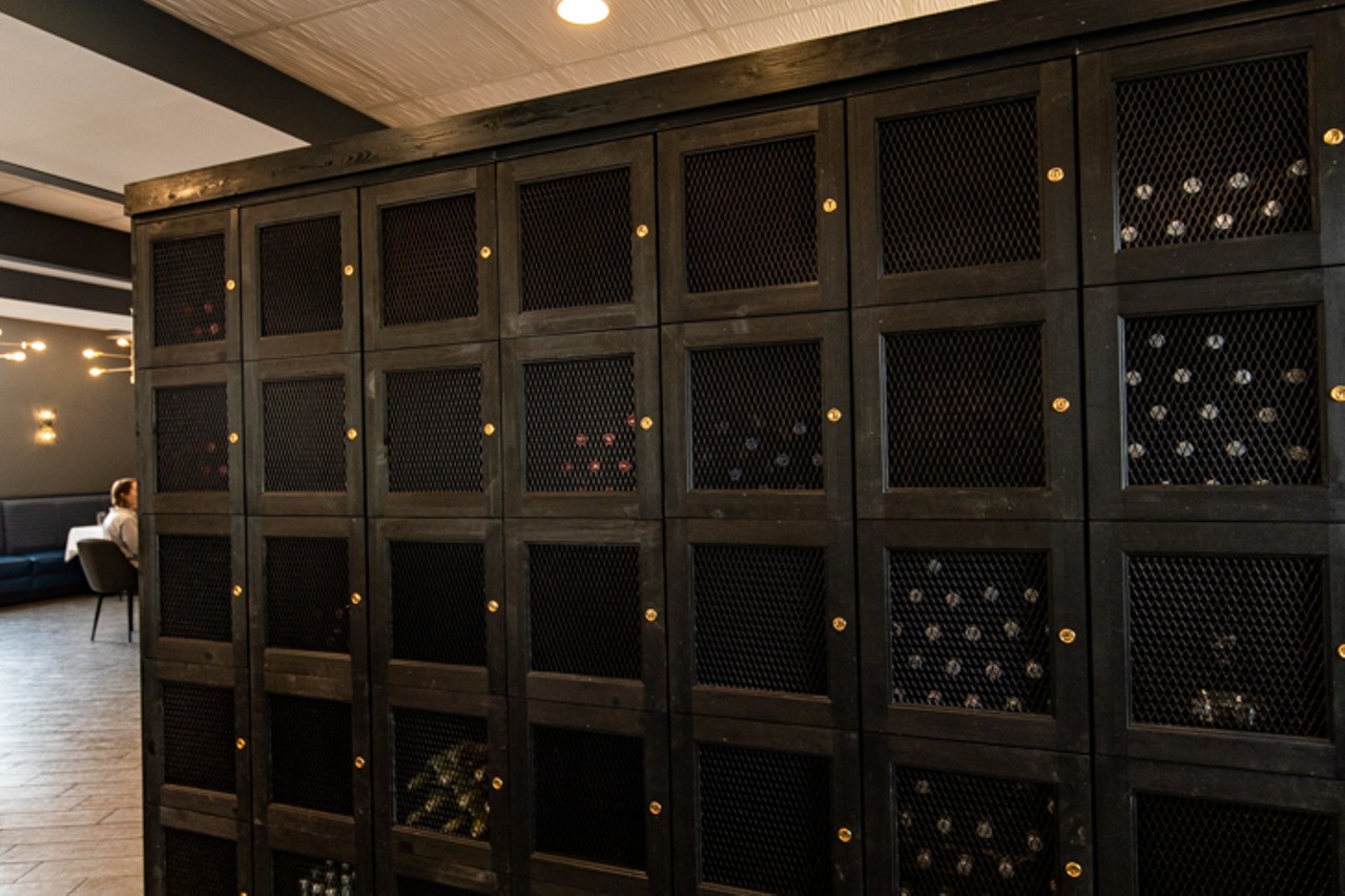 Ivory House offers a wine locker program