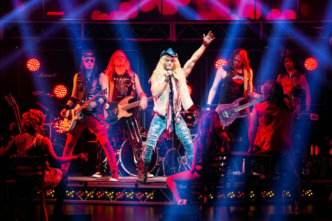 THURSDAY 15
ONSTAGE: Rock of Ages
If you wax nostalgic for the 1980s, head to the Aronoff Center for a one-night-only presentation of the Tony-nominated Rock of Ages &#151; back for its 10th-anniversary run with an all-new cast. Jam out to a classic story of small-town gal meets city-slicker boy. As the name implies, the duo falls in loves in a hazy L.A. Rock club. Featuring the tunes and croons of choice &#146;80s Hair Metal bands like Styx, Poison, Twisted Sister and Whitesnake, it may make you feel like you&#146;re at prom... only this time sans heartbreak. For real though: It&#146;s a silly musical that doesn&#146;t take itself too seriously with characters that have bigger personalities than their hair. 7 p.m. Thursday. $30-$75. Aronoff Center&#146;s Procter & Gamble Hall, 650 Walnut St., Downtown, cincinnatiarts.org.
