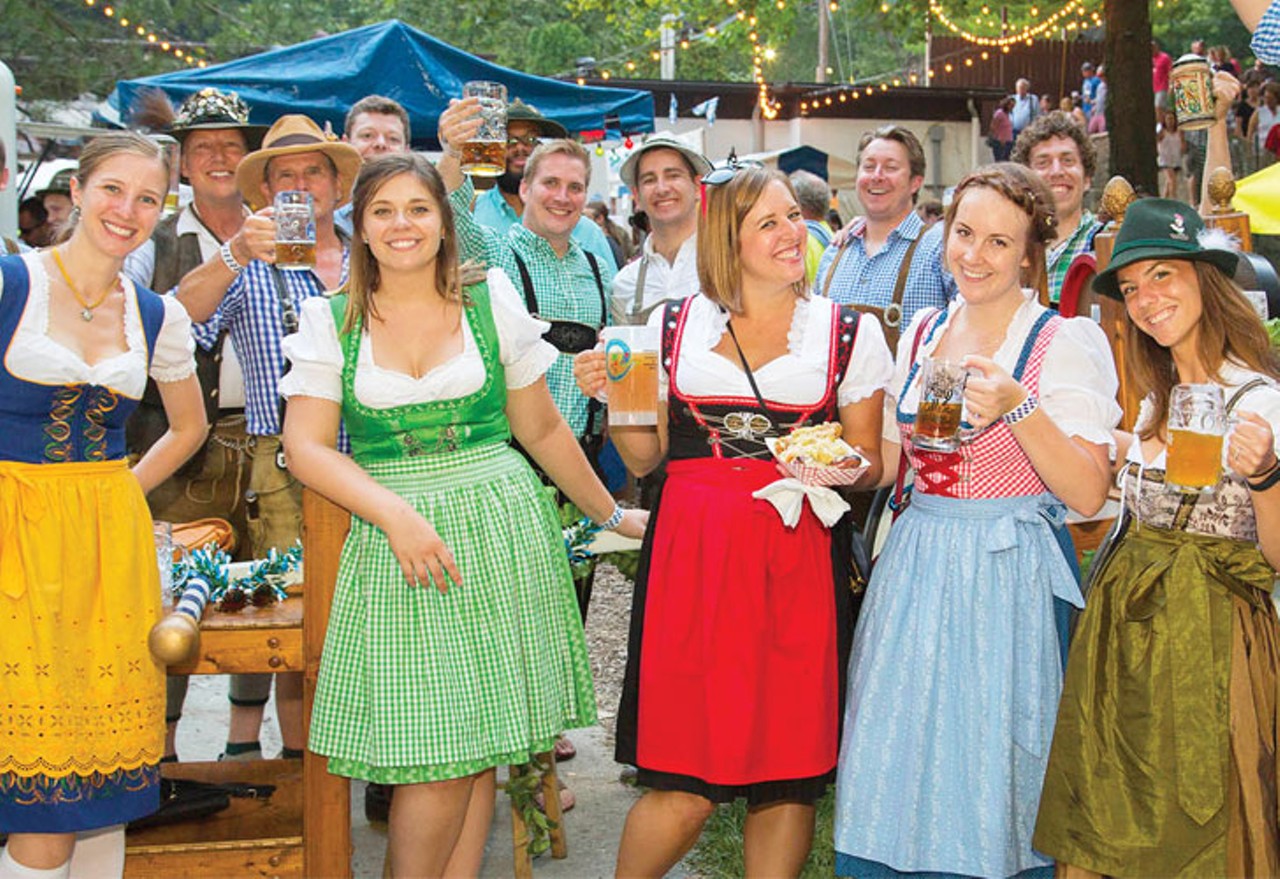 Friday 24
Germania Society Oktoberfest
Oktoberfest season in Cincinnati begins with the Germania Society&#146;s 48th-annual celebration. Expect authentic German eats &#151;&nbsp;sauerkraut balls, Oktoberfest chicken, schwenkbraten, wursts, pastries and more &#151; German beer, German wine, schnapps and plenty of activities ranging from German music and carnival rides to games of chance and a market with imported German goods. 
6 p.m.-midnight Friday; 2 p.m.-midnight Saturday; noon-8 p.m. Sunday. $5; free for 12 and under. Germania Park, 3529 W. Kemper Road, Colerain, germaniasociety.com.