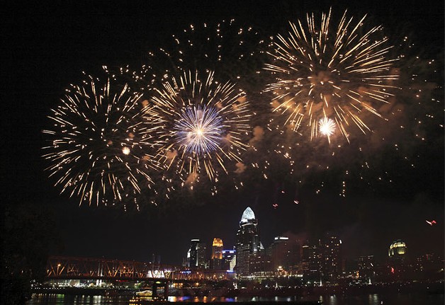 Sunday 02
    Riverfest and the Western & Southern/WEBN Fireworks
    Nobody celebrates the end of summer better than Cincinnati, so join Western & Southern and WEBN at Riverfest and enjoy food and entertainers during the day, followed by a Rozzi&#146;s Famous Fireworks show over the river at 9:07 p.m. The day will feature events vendors on both sides of the river with family-friendly fun. For entertainment, live bands such as Sir Sly, Madison Beer, the Arkells and more will be performing. Riverfest fireworks will be coordinated, as always, to a Classic Rock soundtrack by WEBN. You can basically guarantee you&#146;re going to hear Deep Purple&#146;s &#147;Smoke on the Water.&#148; 
    Riverfest kicks off at noon; fireworks start at 9:07 p.m. Sunday. Sawyer Point, 705 E. Pete Rose Way, Downtown, webn.iheart.com.
    Photo: Provided