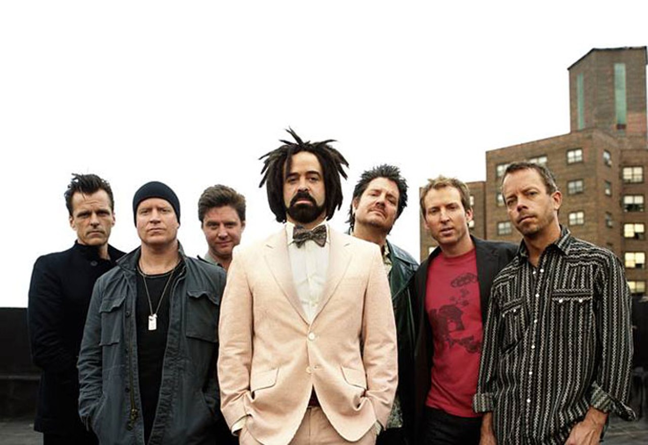 Saturday 01
Counting Crows with Live
Counting Crows celebrates 25 years of producing radio-friendly College Rock on a worldwide tour, hitting more than 40 cities across North America before heading abroad. &#147;The nice thing about having 25 years of music to celebrate and seven studio albums we absolutely love to choose from is that we can play a different show every night,&#148; said Counting Crows&#146; lead singer Adam Duritz in a release. So expect an eclectic mix of old favorites and new sounds. AltRock band +Live+ opens. 
6:30 p.m. Saturday. Tickets start at $26 for the lawn. Riverbend Music Center, 6295 Kellogg Ave., California, riverbend.org.
Photo: Danny Clinch Photography