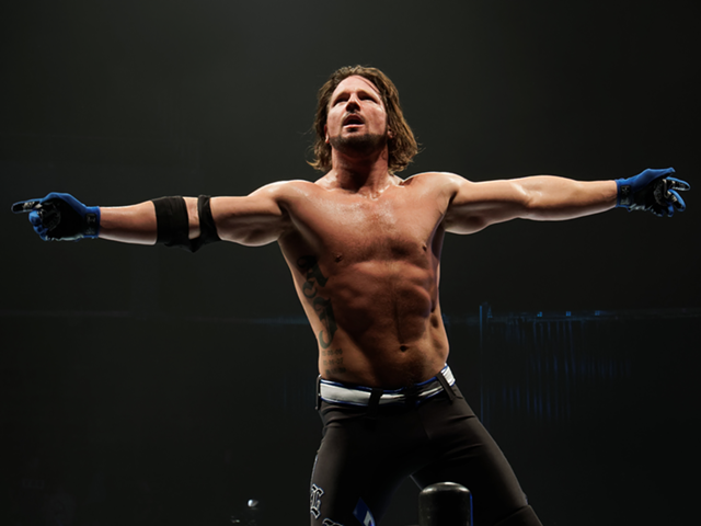 Current WWE champion AJ Styles (CC-By-SA 2.0)