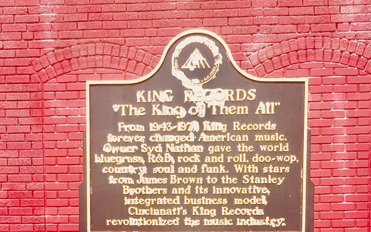 Les Claypool and Bootsy Collins at the site of King Records in Evanston.